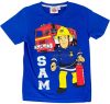 Feuerwehrmann Sam Kinder Kurzarm T-Shirt 2er-Set 110/116 cm