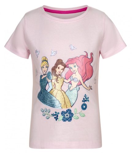 Disney Prinzessin Kinderkurzes T-Shirt, Top 122/128 cm