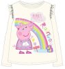 Peppa Wutz Regenbogen Kinder Langarmshirt, 116 cm