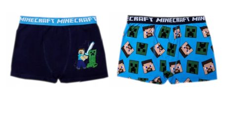 Minecraft Kinder Boxershorts 2 Stück/Verpackung 12 Jahre