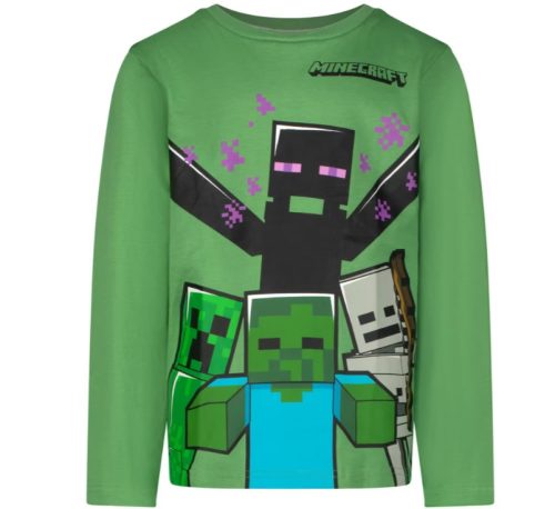 Minecraft Kinder Langarmshirt, 10 Jahre