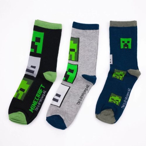 Minecraft Zombie Kindersocken 35/38