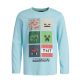 Minecraft Blockbuster Kinder Langarmshirt, Oberteil 10 Jahre