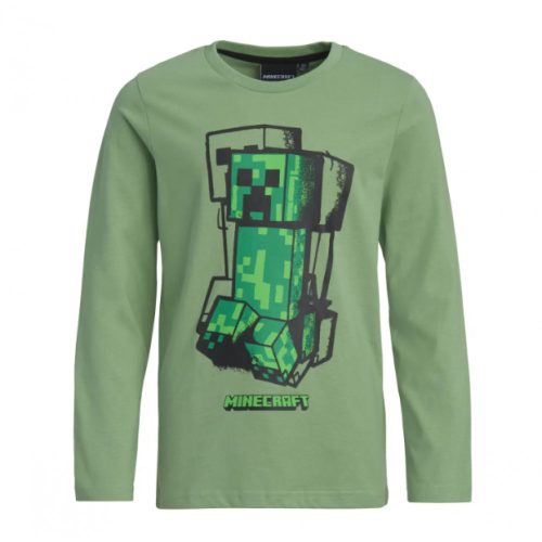 Minecraft Blockbuster Kinder-Langarmshirt, Oberteil 10 Jahre