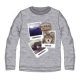 Ushuaia Pictures  Graues Herren Heim T-Shirt M