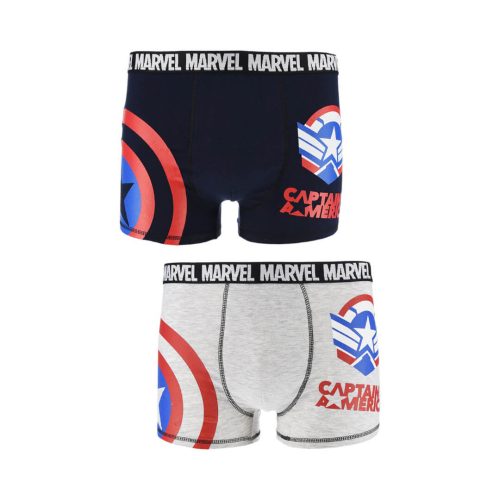 Avengers Marvel, Captain America Herren Boxershorts 2 Stück/Paket L