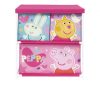 Peppa Wutz Spielzeugregal mit 3 Fächern 53x30x60 cm