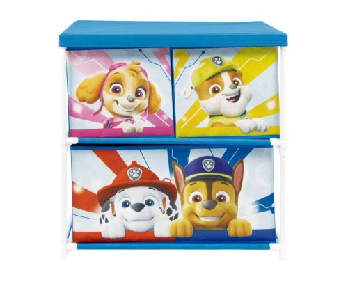 Paw Patrol Spielzeuglagerregal mit 3 Fächern 53x30x60 cm