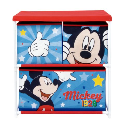 Disney Mickey  Star Spielzeuglagerregal mit 3 Fächern 53x30x60 cm