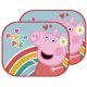 Peppa Wutz Rainbow Sonnenschutz für Fenster, 2er-Set