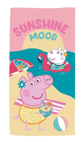 Peppa Wutz Sunshine Badetuch, Strandhandtuch 70x140cm (fast dry)