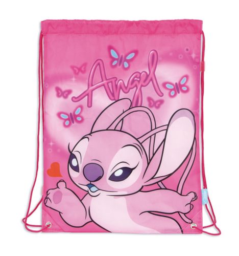 Disney Lilo und Stitch Pink Angel Sporttasche, Gymtasche 44 cm