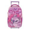 Disney Lilo und Stitch Pink Angel rollender Vorschulrucksack, Tasche 36 cm