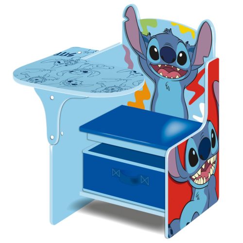 Disney Lilo und Stitch Leaf Holzstuhl- und Schreibtischset mit Spielzeugaufbewahrung