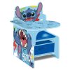 Disney Lilo und Stitch Leaf Holzstuhl- und Schreibtischset mit Spielzeugaufbewahrung