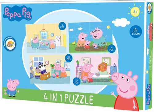 Peppa Wutz 4-in-1 Puzzle