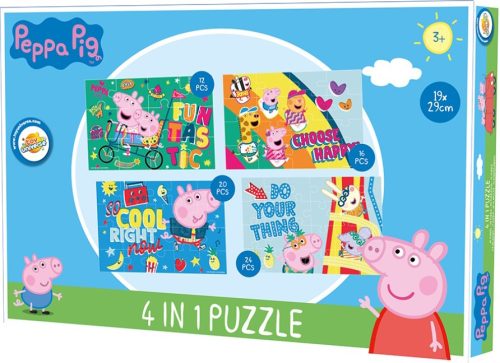 Peppa Wutz 4-in-1 Puzzle