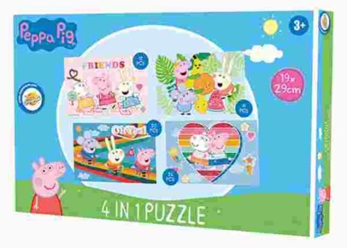 Peppa Wutz Puzzle 4-in-1