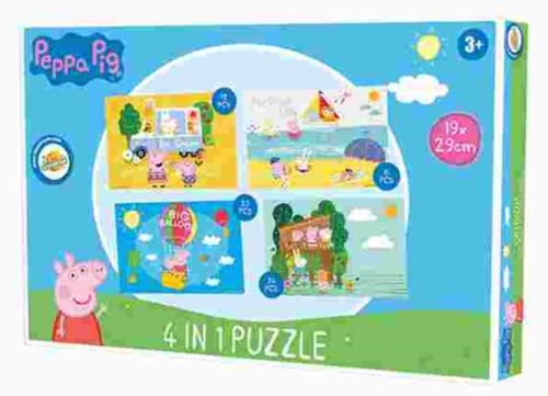 Peppa Wutz 4 in 1 Puzzle