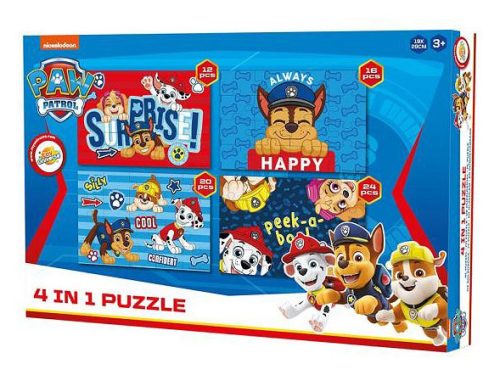 Paw Patrol Überraschungspuzzle 4 in 1