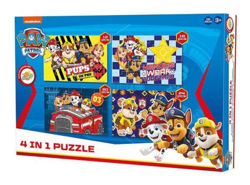 Paw Patrol Pups Puzzle 4 in 1