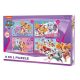 Paw Patrol Tolles Puzzle 4 in 1