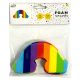 Farbe Regenbogen Schaumstoffform Set, 12-teilig