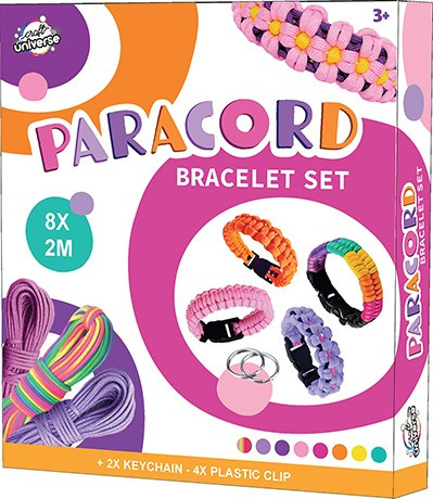 Farbe Paracord Armband und Schlüsselanhänger Bastelset