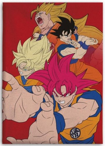 Dragon Ball Hues of Power Korall-Fleece-Decke 110x150cm