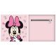 Disney Minnie  Kissen, dekoratives Kissen mit abnehmbarem Bezug 35x35 cm Samt