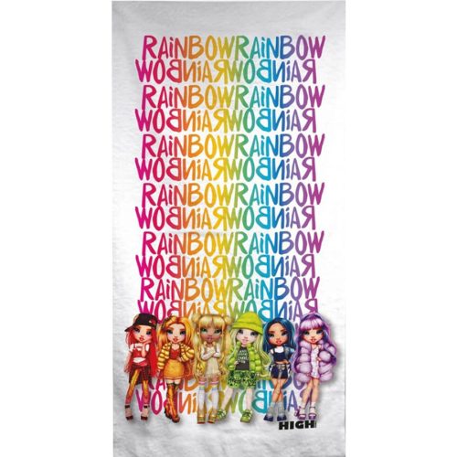 Rainbow High Badehandtuch, Strandtuch 70x140cm (Schnelltrocknend)