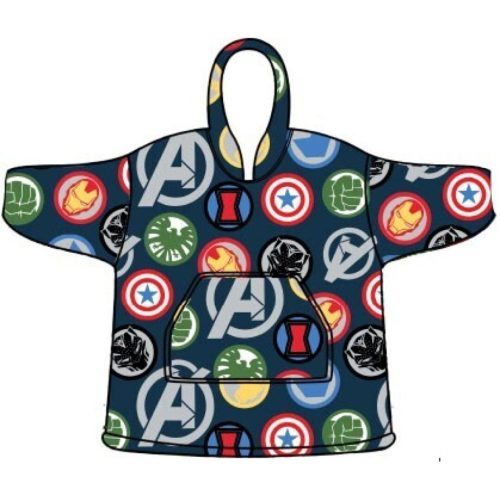 Avengers Courageous Erwachsene zum Hineinschlüpfen Plüsch Fleece Decke, Poncho