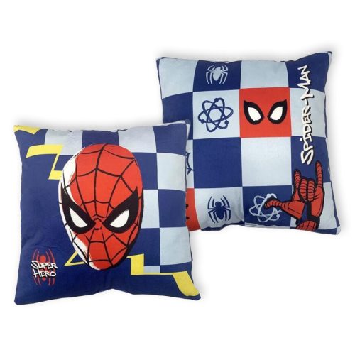 Spiderman Hero Kissen, Dekokissen 40x40 cm Velours