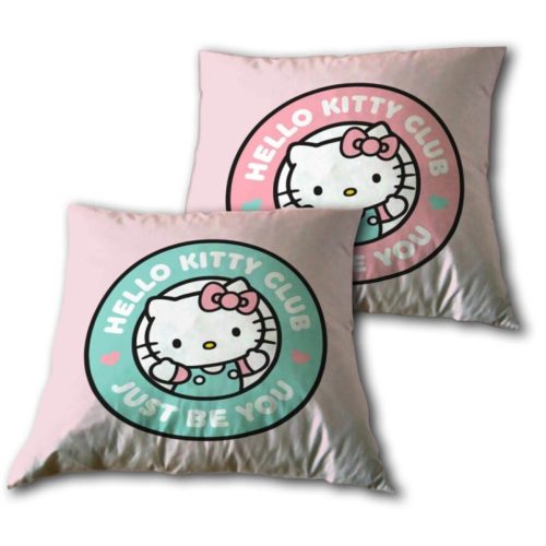 Hello Kitty Club Kissen, Dekokissen 40x40 cm Velours