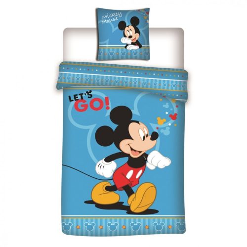 Disney Mickey  Let's Go Bettwäsche-Set 140×200cm, 63×63 cm Mikrofaser