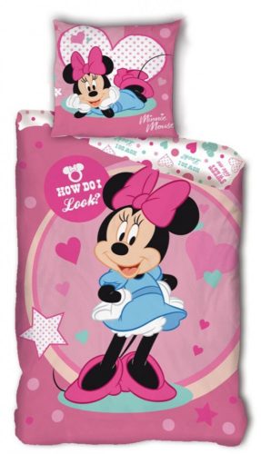 Disney Minnie  Look Bettwäsche-Set 140×200cm, 63×63 cm Mikrofaser