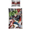 Avengers Ultimate Fight Bettwäschebezug 140x200cm, 63x63 cm Mikrofaser