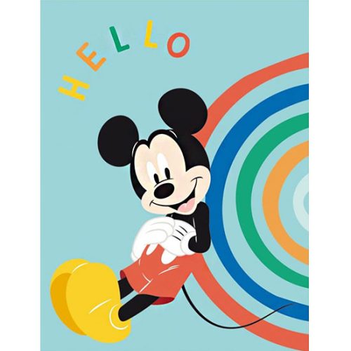 Disney Mickey  Hello Fleece-Decke 100x140cm