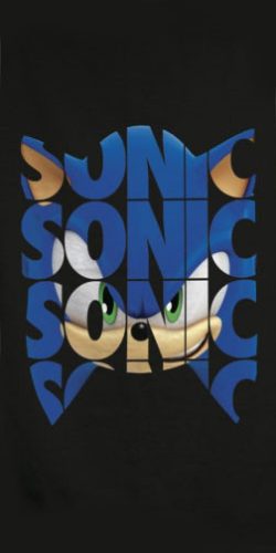 Sonic the Hedgehog Sonic der Igel Badehandtuch, Strandtuch 70x140cm (Schnelltrocknend)