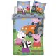 Peppa Wutz Orange Tractor Bettwäsche 140×200cm, 70×80 cm