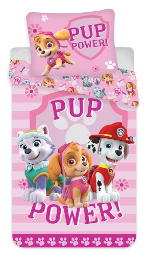 Paw Patrol Power  Kinder Bettwäschebezug 100×135cm, 40×60 cm