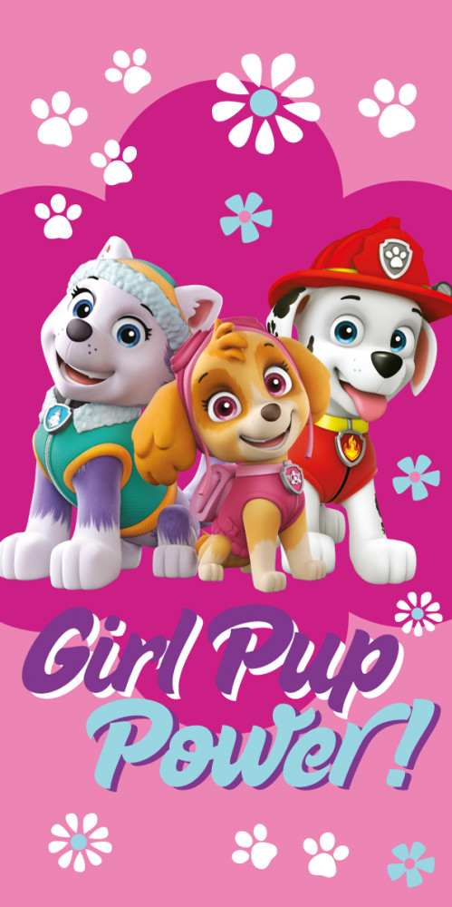 Paw Patrol Girl Power Badetuch Strandtuch 70x140 Cm Disney Wholesal