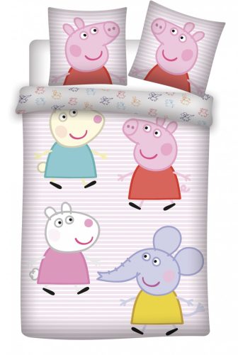 Peppa Wutz Little Friends Kinderbettwäsche 100×135cm, 40×60 cm