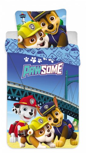 Paw Patrol Trio Kinderbettwäschebezug 100×135cm, 40×60 cm