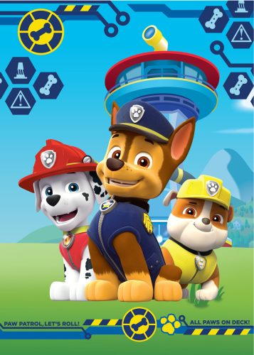 Paw Patrol Paws on Deck Fleecedecke 100x140cm