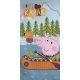 Peppa Wutz Kayak Badehandtuch, Strandtuch 70x140cm