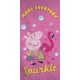 Peppa Wutz Sparkle Badetuch, Strandtuch 70x140cm