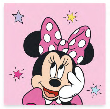 Disney Minnie  Star Handtuch, Gesichtstuch, 30x30cm Handtuch