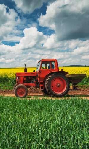 Traktor Field Work Handtuch Gesichtstuch, Handtuch 30x50cm