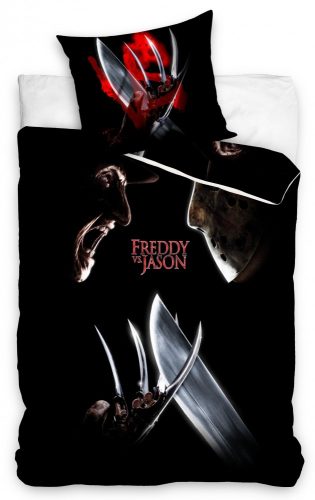 Nightmare On Elm Street Freddy vs. Jason Bettwäsche-Set 140×200cm, 70×90 cm